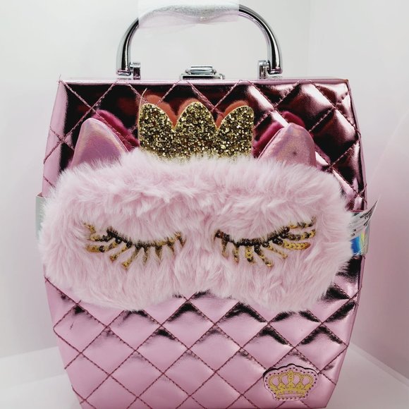 Claire's Makeup Claires Pink Princess Makeup Set With Eye Mask Nwt